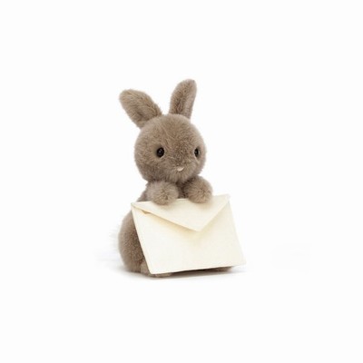 Jellycat Messenger Bunnies UK | 36092ROCK
